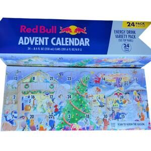 Red Bull Advent Calendar 24 Cans In HAND Pink‎ Green Yellow Fast Shipping 2025